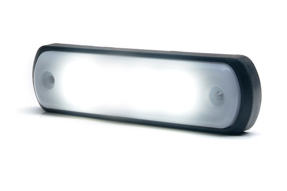 Svítilna přední obrysová LED WAS W189N/1343, 12-24V, plochá, neon ef. č.1
