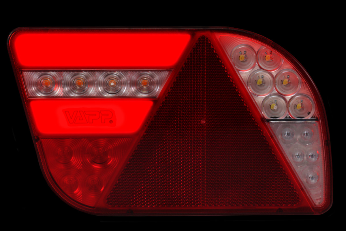 Svítilna VAPP GloTrac sdružená LED 12-24V, L-BL/BR/KO/CO/ML, baj6 č.5