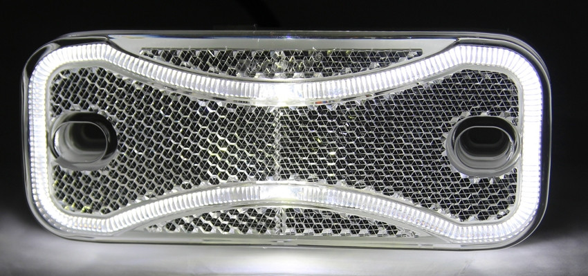 Svítilna přední obrysová LED Lucidity BONE 26279, 12-24V, s odrazkou, QS150 č.3