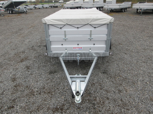 Nebrzděný přívěs AVM N2 2,52x1,30/0,70 nástavba + plachta č.3