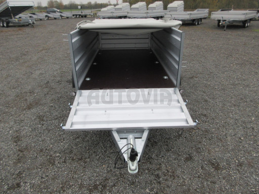 Nebrzděný přívěs AVM N2 2,52x1,30/0,70 nástavba + plachta č.15
