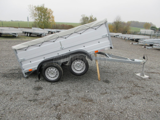 Nebrzděný přívěs AVM N2 2,52x1,30/0,70 nástavba + plachta č.21