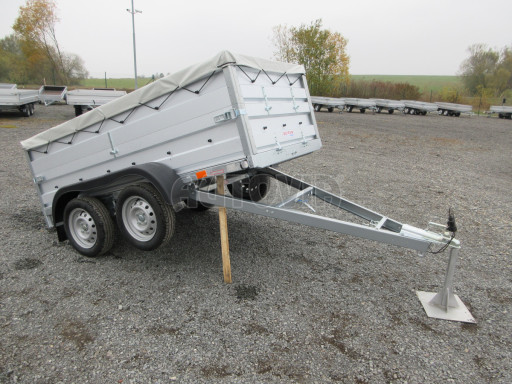 Nebrzděný přívěs AVM N2 2,52x1,30/0,70 nástavba + plachta č.22