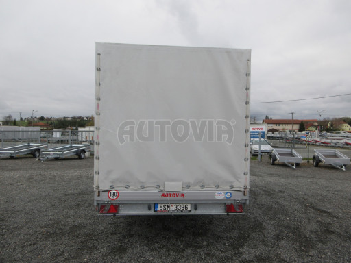 Bazarový brzděný přívěs DN 3,5T B2 5,05x2,10/2,10