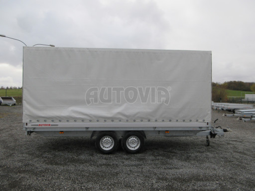 Bazarový brzděný přívěs DN 3,5T B2 5,05x2,10/2,10