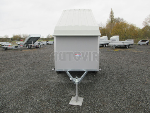 Přívěs na zvířata ZV 27 N1 O laminátové víko 2,50x1,48/1,40 okna