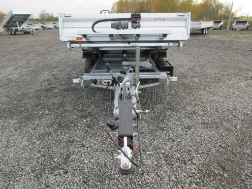 MULTIFUNKČNÍ přepravník a třístranný sklápěč JK 3,5T 4,00x2,10/0,35 v el. + Zn, stavitelná oj č.11