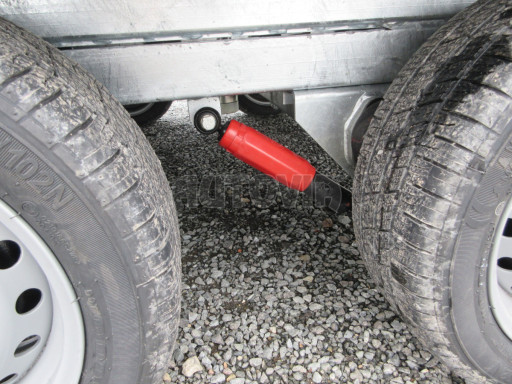 MULTIFUNKČNÍ přepravník a třístranný sklápěč JK 3,5T 4,00x2,10/0,35 v el. + Zn, stavitelná oj č.44