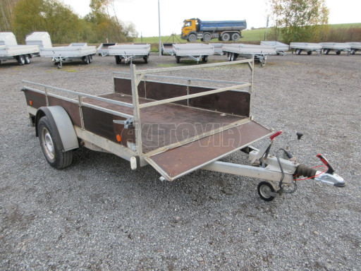 Bazarový přívěs za auto ZV 31 B1 750kg  3,01x1,54/0,30 RE POČ