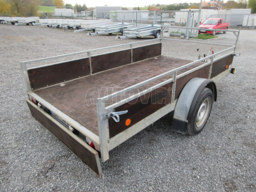 Bazarový přívěs za auto ZV 31 B1 750kg  3,01x1,54/0,30 RE POČ