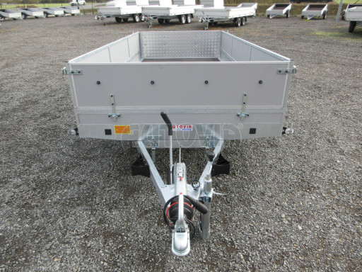 Brzděný sklopný valník s rampou ZV 31 1,3T B1 skl 3,60x1,60/0,50