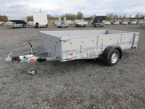 Brzděný sklopný valník s rampou ZV 31 1,3T B1 skl 3,60x1,60/0,50