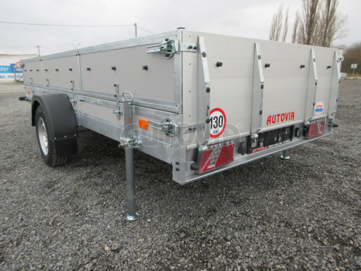 Brzděný sklopný valník s rampou ZV 31 1,3T B1 skl 3,60x1,60/0,50