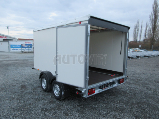 Skříňový přívěs VA 2,7T 3,05x1,84/1,57 PUR, shr. střecha č.2