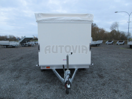 Skříňový přívěs VA 2,7T 3,05x1,84/1,57 PUR, shr. střecha č.20