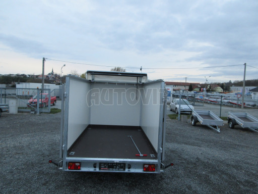 Skříňový přívěs VA 2,7T 3,05x1,84/1,57 PUR, shr. střecha č.23