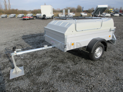 Přívěs s víkem PN 3 750kg 2,06x1,10/0,55 - laminátové víko č.2