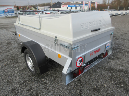 Přívěs s víkem PN 3 750kg 2,06x1,10/0,55 - laminátové víko č.5