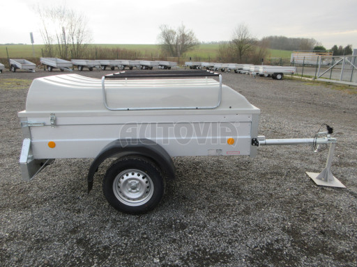 Přívěs s víkem PN 3 750kg 2,06x1,10/0,55 - laminátové víko č.8