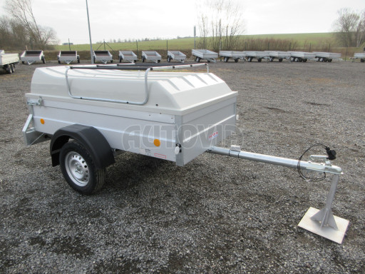 Přívěs s víkem PN 3 750kg 2,06x1,10/0,55 - laminátové víko č.9