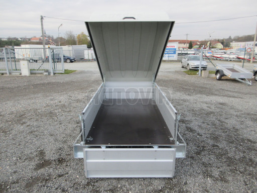 Přívěs s víkem PN 3 750kg 2,06x1,10/0,55 - laminátové víko č.14