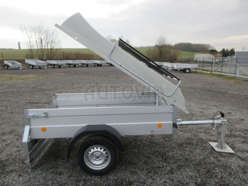 Přívěs s víkem PN 3 750kg 2,06x1,10/0,55 - laminátové víko č.16