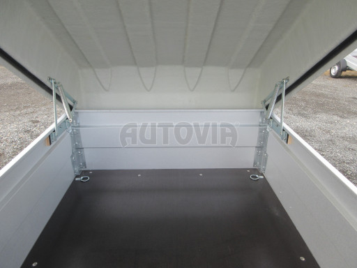 Přívěs s víkem PN 3 750kg 2,06x1,10/0,55 - laminátové víko č.19