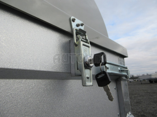 Přívěs s víkem PN 3 750kg 2,06x1,10/0,55 - laminátové víko č.21