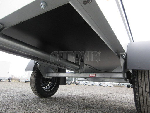 Přívěs s víkem PN 3 750kg 2,06x1,10/0,55 - laminátové víko č.22