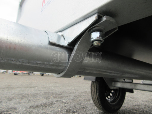 Přívěs s víkem PN 3 750kg 2,06x1,10/0,55 - laminátové víko č.24