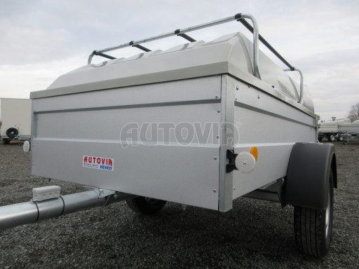 Přívěs s víkem PN 3 750kg 2,06x1,10/0,55 - laminátové víko č.26