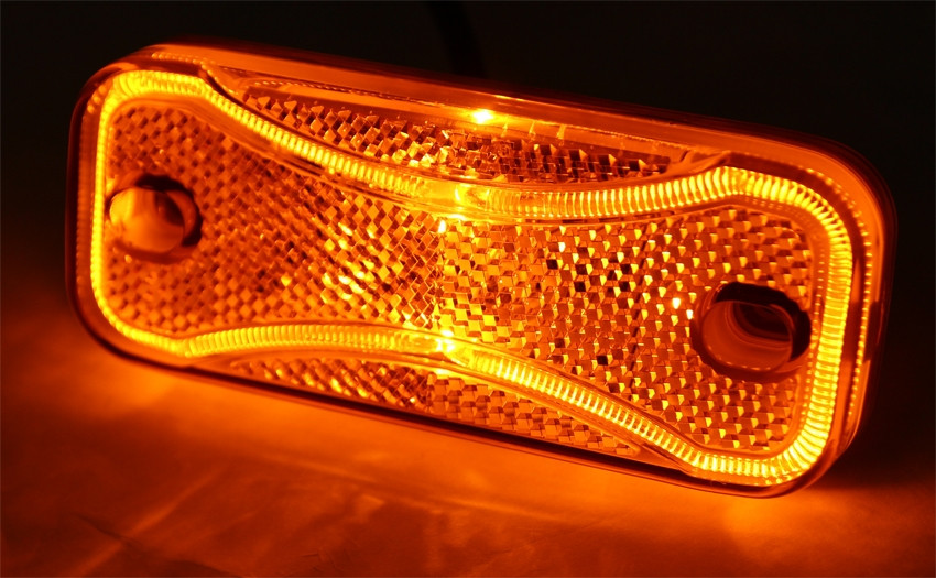 Svítilna boční obrysová LED Lucidity BONE 26279, 12-24V, s odrazkou, QS150 č.4