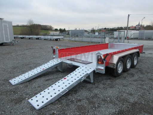 Přepravník mechanizace BT 3,5T B3 3,90x1,90/0,30 KOMBI nájezdy č.13