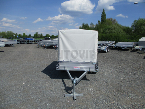 Přívěs s ALU bočnicemi a plachtou ZV 26 ALU 750kg N1POČ 2,50x1,25/1,33