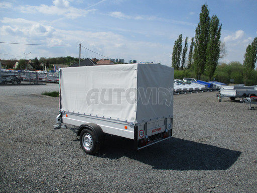 Přívěs s ALU bočnicemi a plachtou ZV 26 ALU 750kg N1POČ 2,50x1,25/1,33