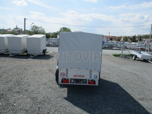 Přívěs s ALU bočnicemi a plachtou ZV 26 ALU 750kg N1POČ 2,50x1,25/1,33