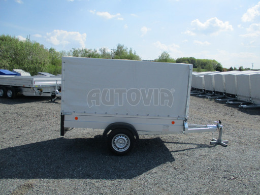 Přívěs s ALU bočnicemi a plachtou ZV 26 ALU 750kg N1POČ 2,50x1,25/1,33