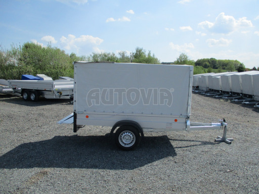 Přívěs s ALU bočnicemi a plachtou ZV 26 ALU 750kg N1POČ 2,50x1,25/1,33