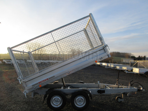 Sklápěcí přívěs VER SK 2,7T 2,65x1,55/0,30 Gitter ruč. č.3