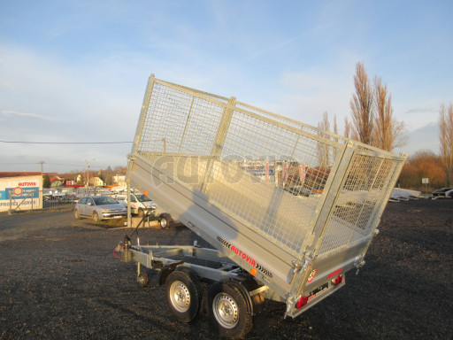 Sklápěcí přívěs VER SK 2,7T 2,65x1,55/0,30 Gitter ruč. č.5