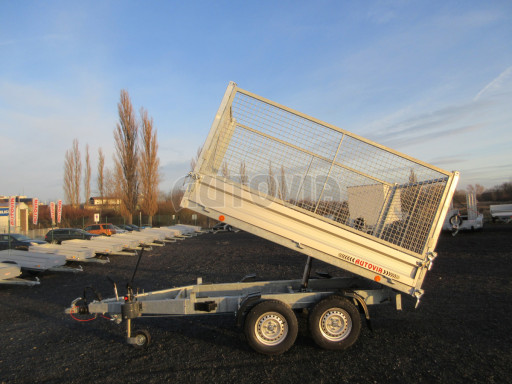 Sklápěcí přívěs VER SK 2,7T 2,65x1,55/0,30 Gitter ruč. č.6