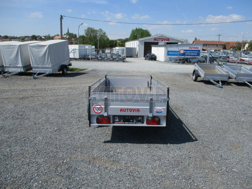 PROFI sklápěcí přívěs ZV 26 ALU N1 skl 2,50x1,25/0,35 POČ RE zesílená náprava