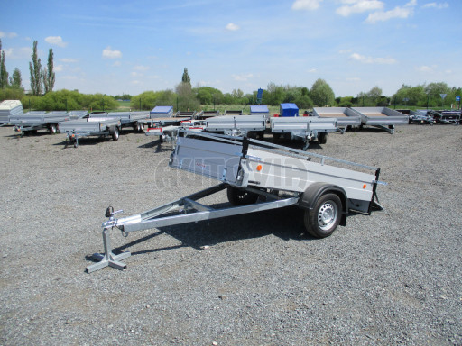 PROFI sklápěcí přívěs ZV 26 ALU N1 skl 2,50x1,25/0,35 POČ RE zesílená náprava