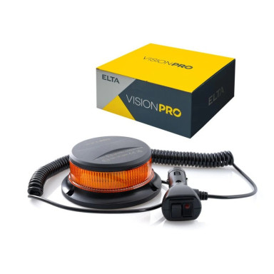 Maják VISIONPRO magnetický oranžový nízký LED 12/24V 18LED č.2