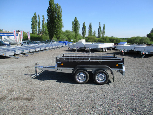 Přívěsný vozík ZV 27 750kg N2 2,52x1,48/0,35 POČ M RELING