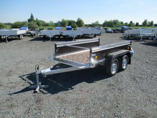 Přívěsný vozík ZV 27 750kg N2 2,52x1,48/0,35 POČ M RELING