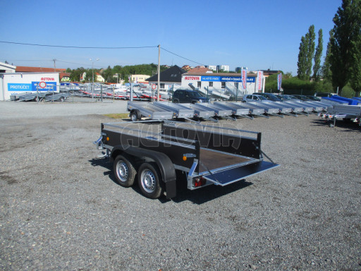 Přívěsný vozík ZV 27 750kg N2 2,52x1,48/0,35 POČ M RELING