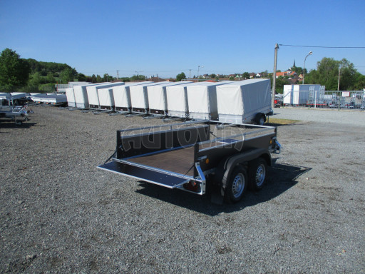 Přívěsný vozík ZV 27 750kg N2 2,52x1,48/0,35 POČ M RELING