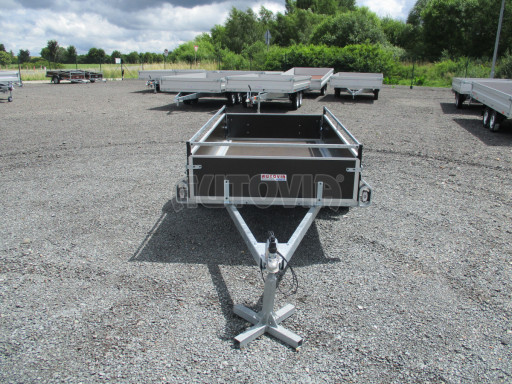 Nebrzděný jednoosý PROFI přívěs ZV 26 N1 2,50x1,30/0,35 POČ M RE zesílená náprava