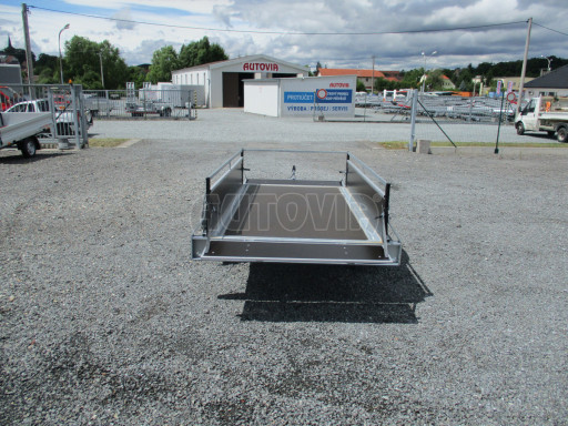 Nebrzděný jednoosý PROFI přívěs ZV 26 N1 2,50x1,30/0,35 POČ M RE zesílená náprava
